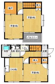 山﨑住宅の間取り画像