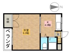 フレンズ高槻の間取り画像