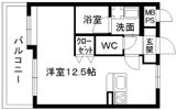 クィーンズ熊本駅前の間取り画像