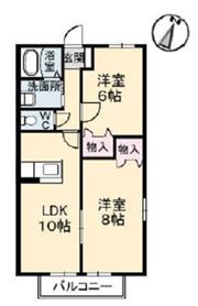 アムールミシマFの間取り画像