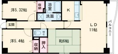 アイビー館の間取り画像