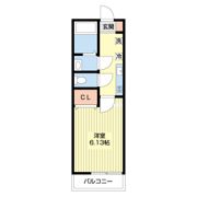 CREA美南(クレアミナミ)の間取り画像