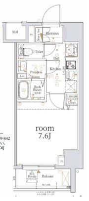 KNOTS大山の間取り画像