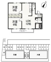 リーヴァ妹尾Aの間取り画像