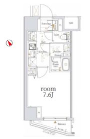 KNOTS大山の間取り画像