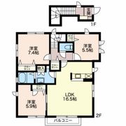 シュピールドーゼの間取り画像