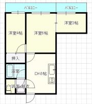 ブルーベイhonjoの間取り画像
