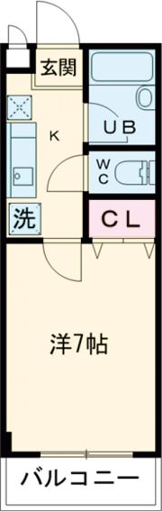 CASA DE TSUZUYAMADAIの間取り画像