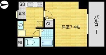 BelleVille千本今出川の間取り画像