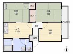 グランヒル中村の間取り画像