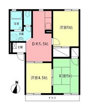 センチュリーカーサ中島の間取り画像
