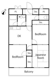 シャロームの間取り画像