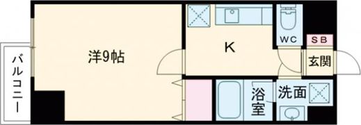 エンゼルプラザeastⅠの間取り画像