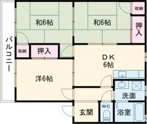 サンハイツの間取り画像