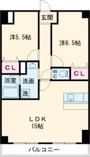 グランドール福川IIの間取り画像