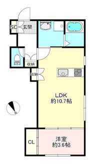ビスカ篠尾の間取り画像
