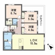 ボヤージュ春日の間取り画像