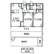 ウエストヒルズの間取り画像