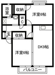 サンシティA B棟の間取り画像