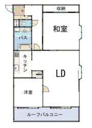 ヒロロイヤルハイツ長津田の間取り画像