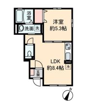 カルムスリジェの間取り画像