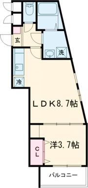 Cherim並木の間取り画像