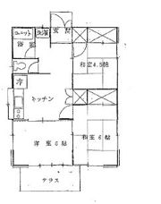 野口貸家 B棟の間取り画像