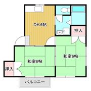 桜館Ⅰの間取り画像
