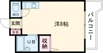 シャンテー長尾家具の間取り画像