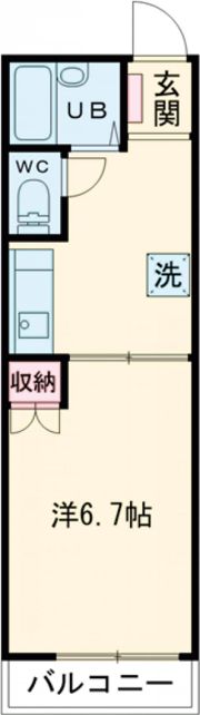 ビラージュⅢの間取り画像