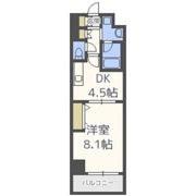 ソルレヴェンテ梅田の間取り画像