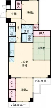 ネオハイツ垂水の間取り画像