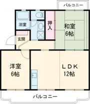 クレールドミーゼの間取り画像