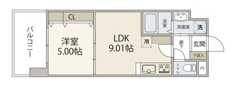 Istyle三篠町の間取り画像