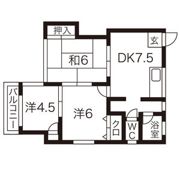 アーバンライフA棟の間取り画像