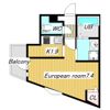 Ours Lavande（ウルス・ラヴァンド）の間取り画像