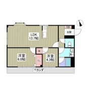 第五山中マンションの間取り画像