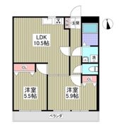第五山中マンションの間取り画像