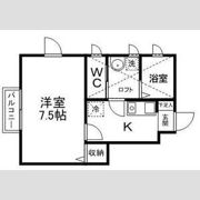 HOW’S川内A棟の間取り画像