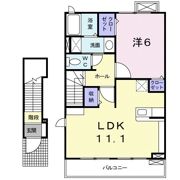 ボニート セレッソ Ⅱの間取り画像