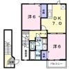ローズ・クロス西館の間取り画像