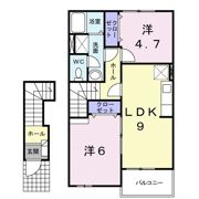 ムーンヴェルジュDの間取り画像