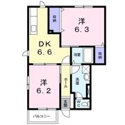 キャンデッドAの間取り画像