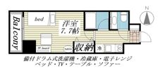 HF愛宕橋レジデンスの間取り画像