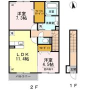 フォレスタ中央の間取り画像