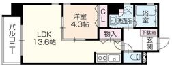 OA FLAT福沢の間取り画像