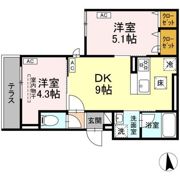 セレスティア青井Ⅱの間取り画像