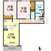 D-ROOM蘇原村雨町B棟の間取り画像