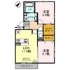 ラヴィベル彦根の間取り画像