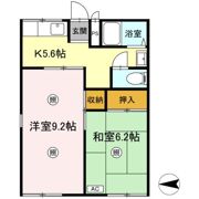 あおばハイツの間取り画像